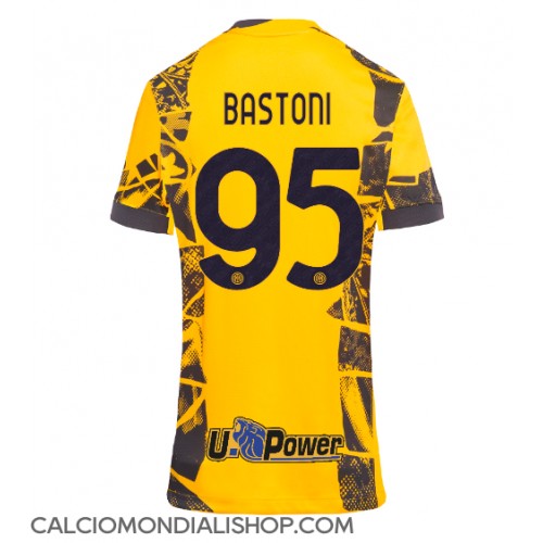 Maglie da calcio Inter Milan Alessandro Bastoni #95 Terza Maglia Femminile 2024-25 Manica Corta